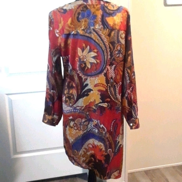 CHICO'S Asymmetrical Tunic Size 1 (M/8) - Picture 7 of 15